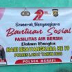 Polres Lahat Bangun Fasum Untuk Warga Desa Ulak Pandan