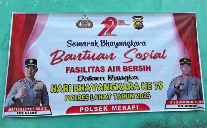 
					Polres Lahat Bangun Fasum Untuk Warga Desa Ulak Pandan