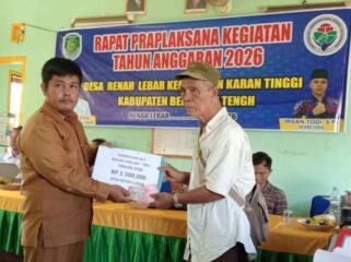 Pemerintah Desa Renah Lebar Salurkan BLT Dana Desa Tahap 1 Tahun 2026