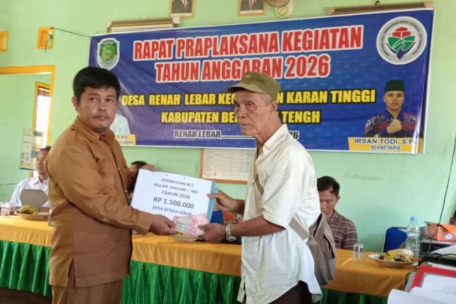 
					Pemerintah Desa Renah Lebar Salurkan BLT Dana Desa Tahap 1 Tahun 2026