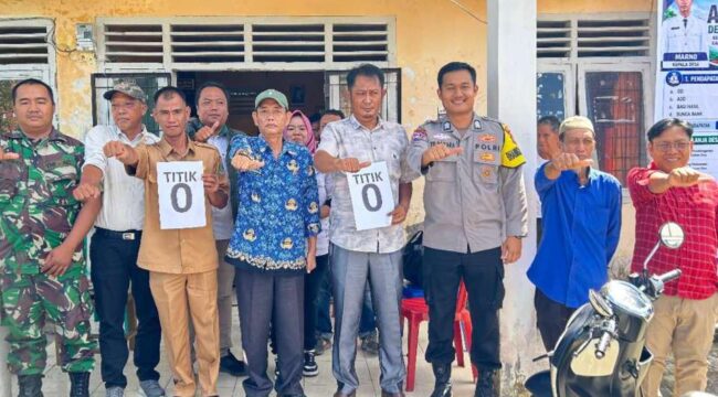 Pemdes Lubuk Sini Gelar Rapat Titik Nol Dua Paket Pembangunan