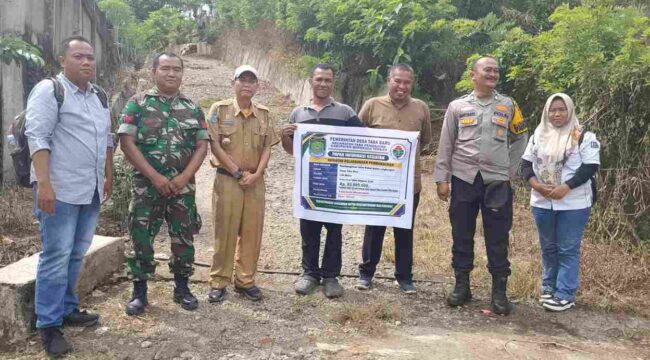 Pemdes Taba Baru Bengkulu Tengah Mulai Titik Nol Jalan Rabat Beton
