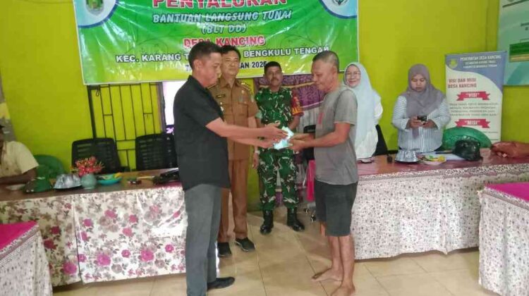 Pemdes Kancing Salurkan BLT DD Bulan Juli 2026 Kepada 6 KPM