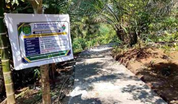 Desa Penum Bangun Jalan Rabat Beton Guna Tingkatkan Mobilitas Warga