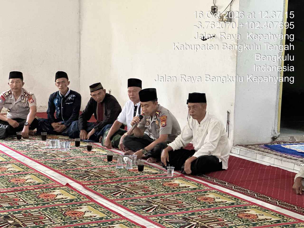 Kapolres Bengkulu Tengah Gelar Jumat Keliling di Desa Kancing